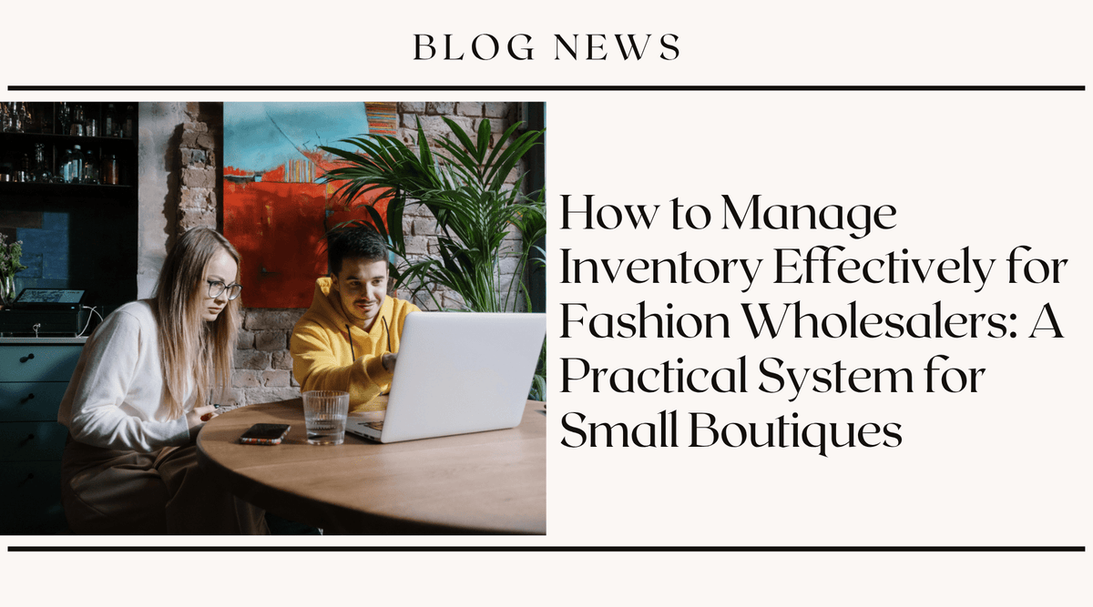 How to Manage Inventory Effectively for Fashion Wholesalers: A Practical System for Small Boutiques