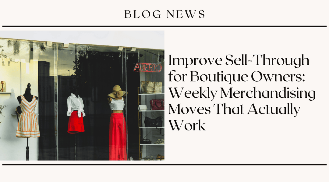 Improve Sell-Through for Boutique Owners: Weekly Merchandising Moves That Actually Work