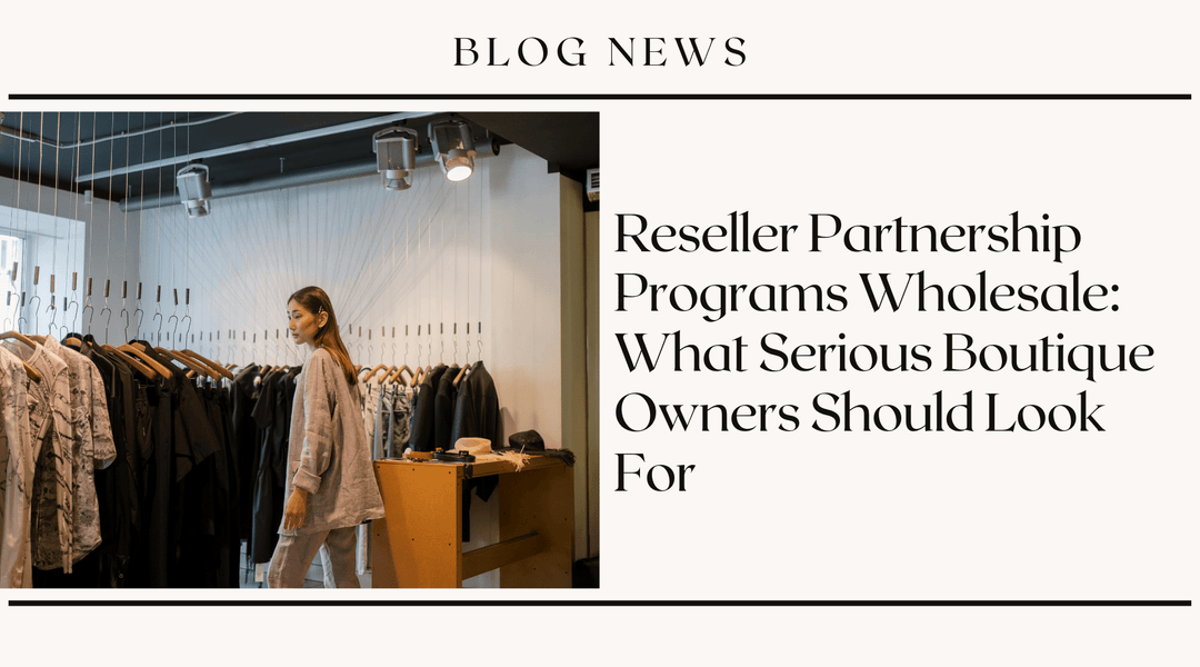 Reseller Partnership Programs Wholesale: What Serious Boutique Owners Should Look For