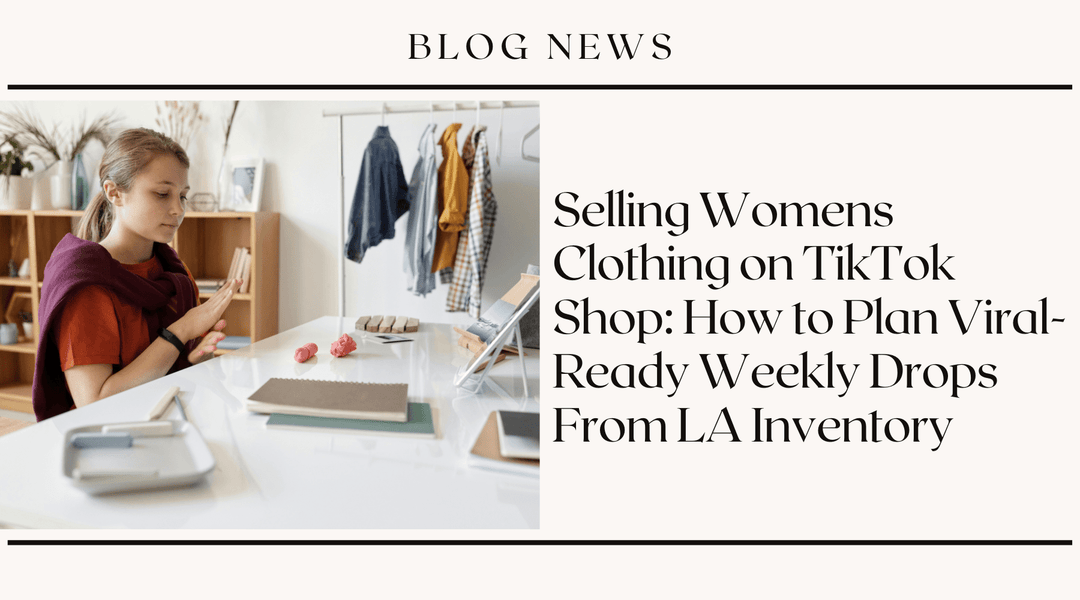 Selling Women's Clothing on TikTok Shop: How to Plan Viral-Ready Weekly Drops From LA Inventory