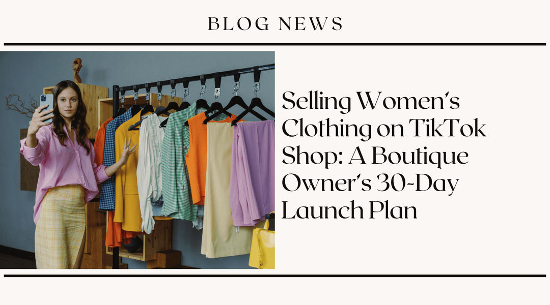 Selling Women's Clothing on TikTok Shop: A Boutique Owner's 30-Day Launch Plan