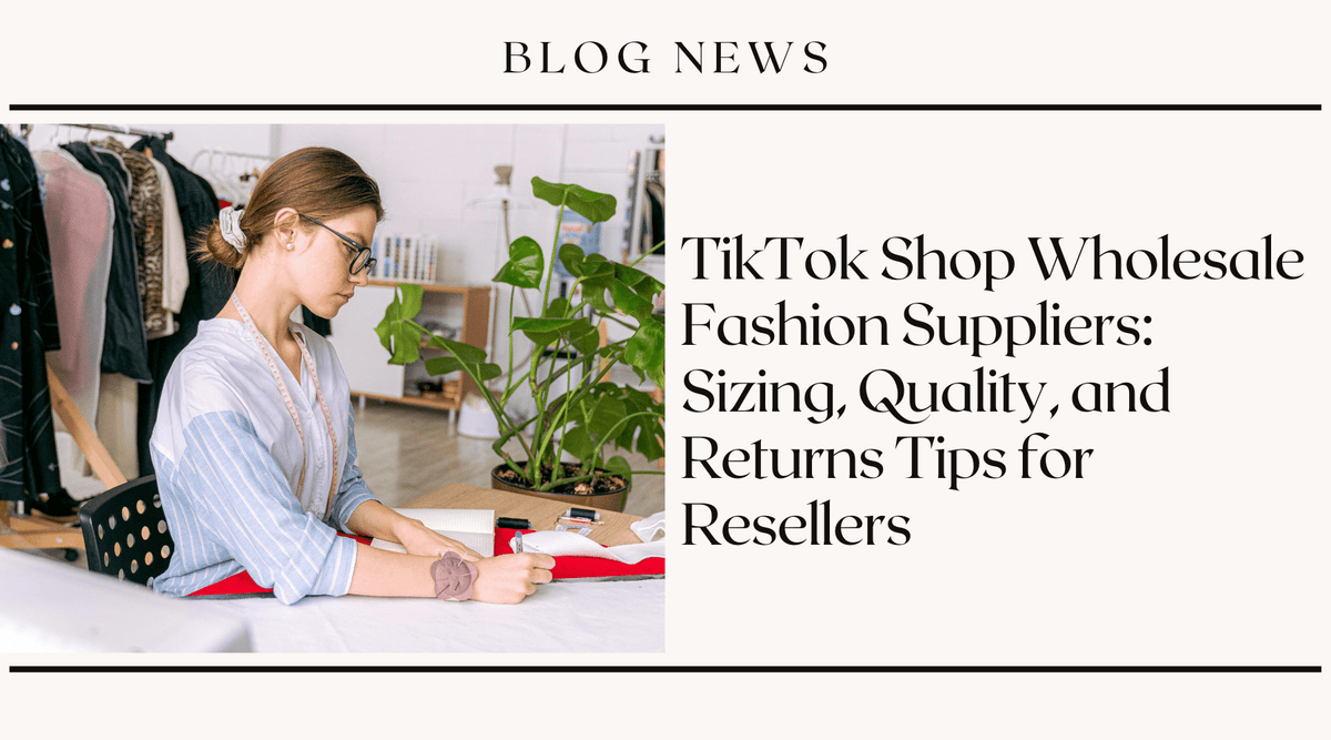 TikTok Shop Wholesale Fashion Suppliers: Sizing, Quality, and Returns Tips for Resellers