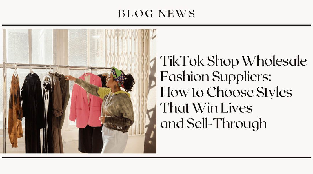 TikTok Shop Wholesale Fashion Suppliers: How to Choose Styles That Win Lives and Sell-Through