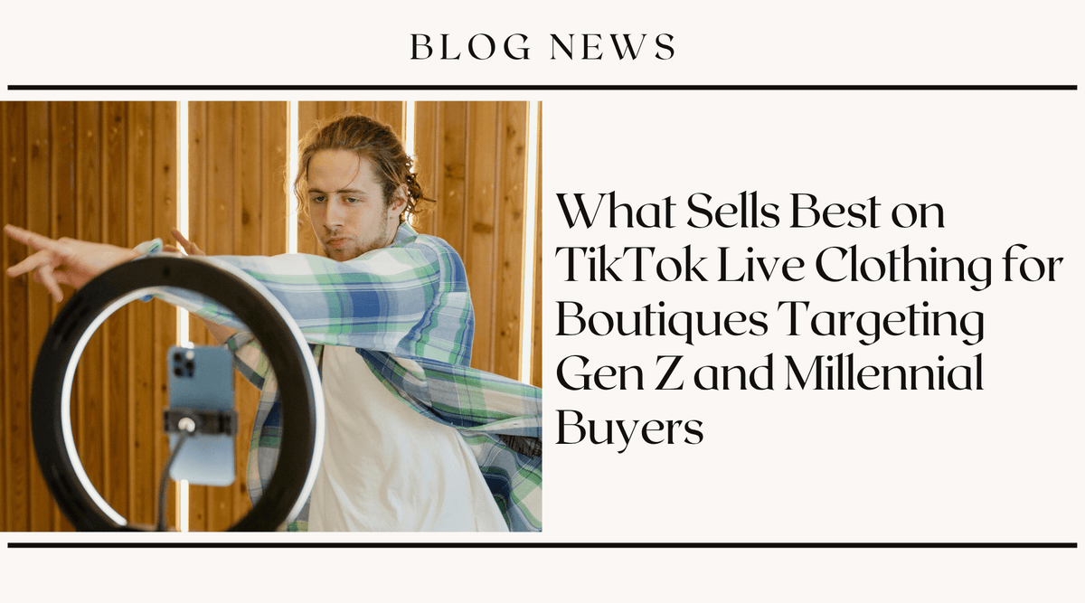 What Sells Best on TikTok Live Clothing for Boutiques Targeting Gen Z and Millennial Buyers