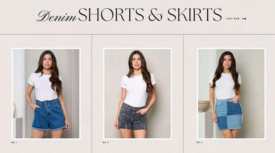 5 Wholesale Denim Shorts and Skirts