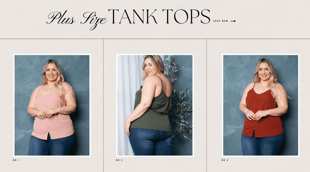 3 Reasons Why You Should Carry Our Plus Size Tank Tops