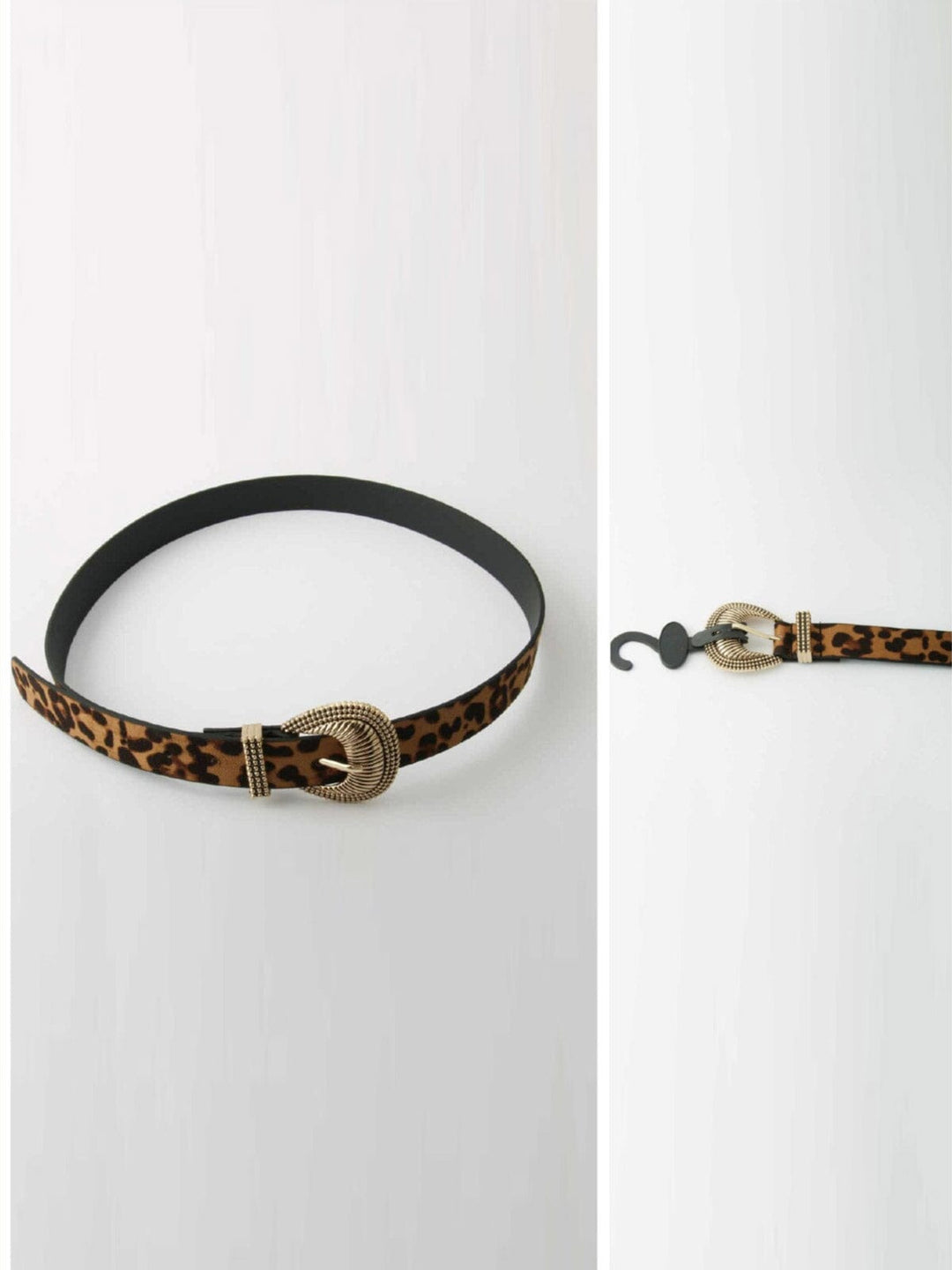 WOMEN'S ANIMAL PRINT WAIST BELT