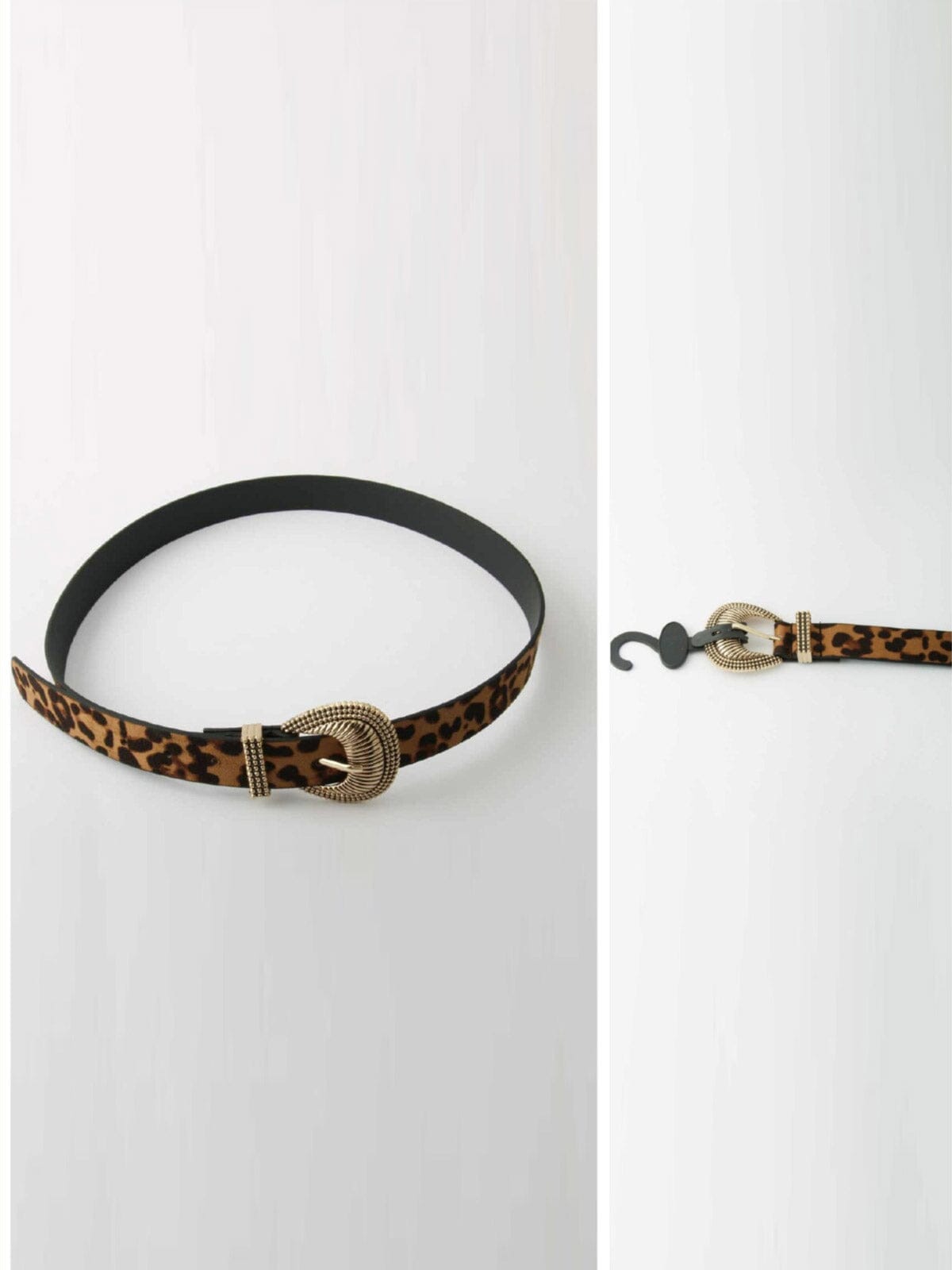WOMEN'S ANIMAL PRINT WAIST BELT