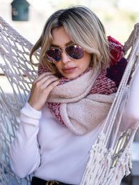 FASHION PLAID MULTI PURPOSE SCARVES SHAWL