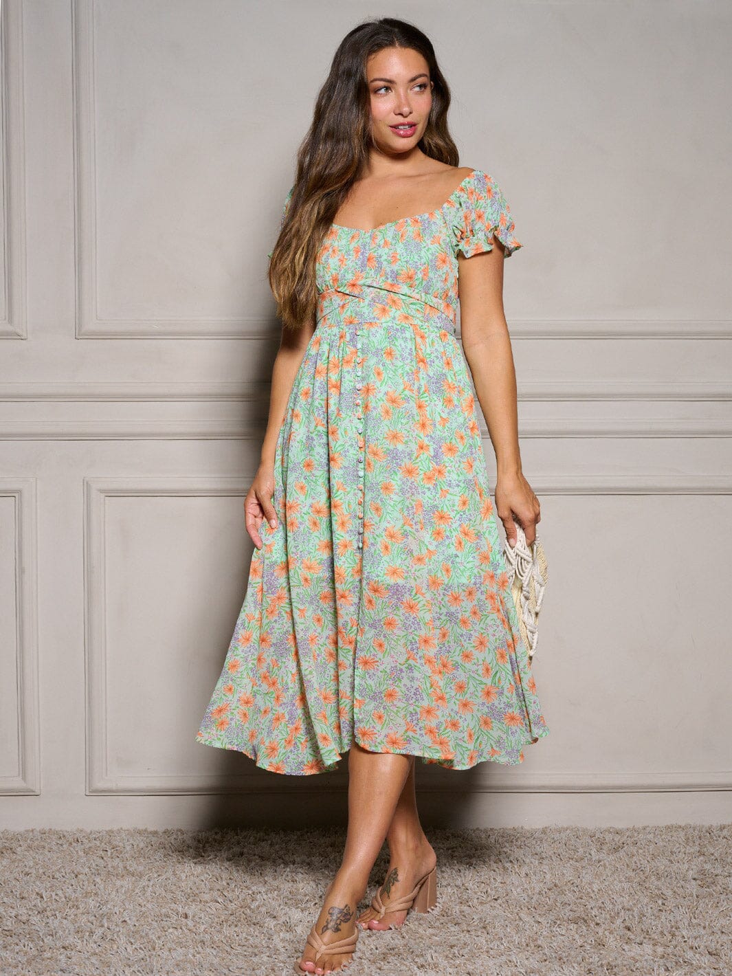 sachin and babi light blue dress Women's Orange Cocktail & Party Dresses