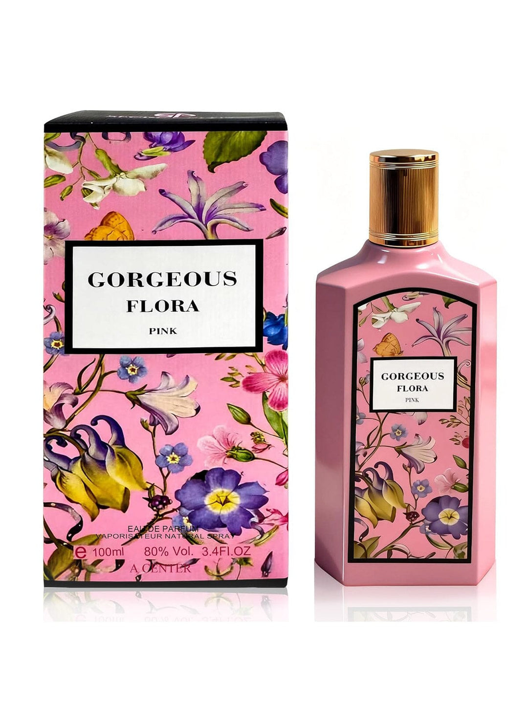 SPRAY PERFUME GORGEOUS FLORA PINK FOR WOMEN