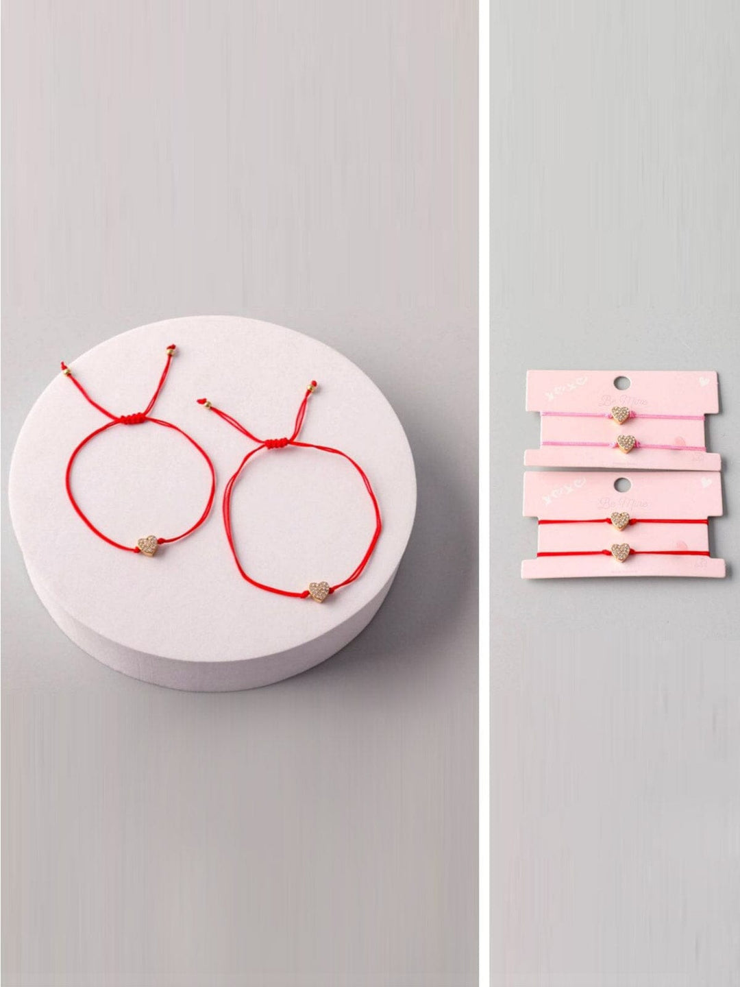 FASHION ASSORTED COLORS HEART CHARM BRACELET