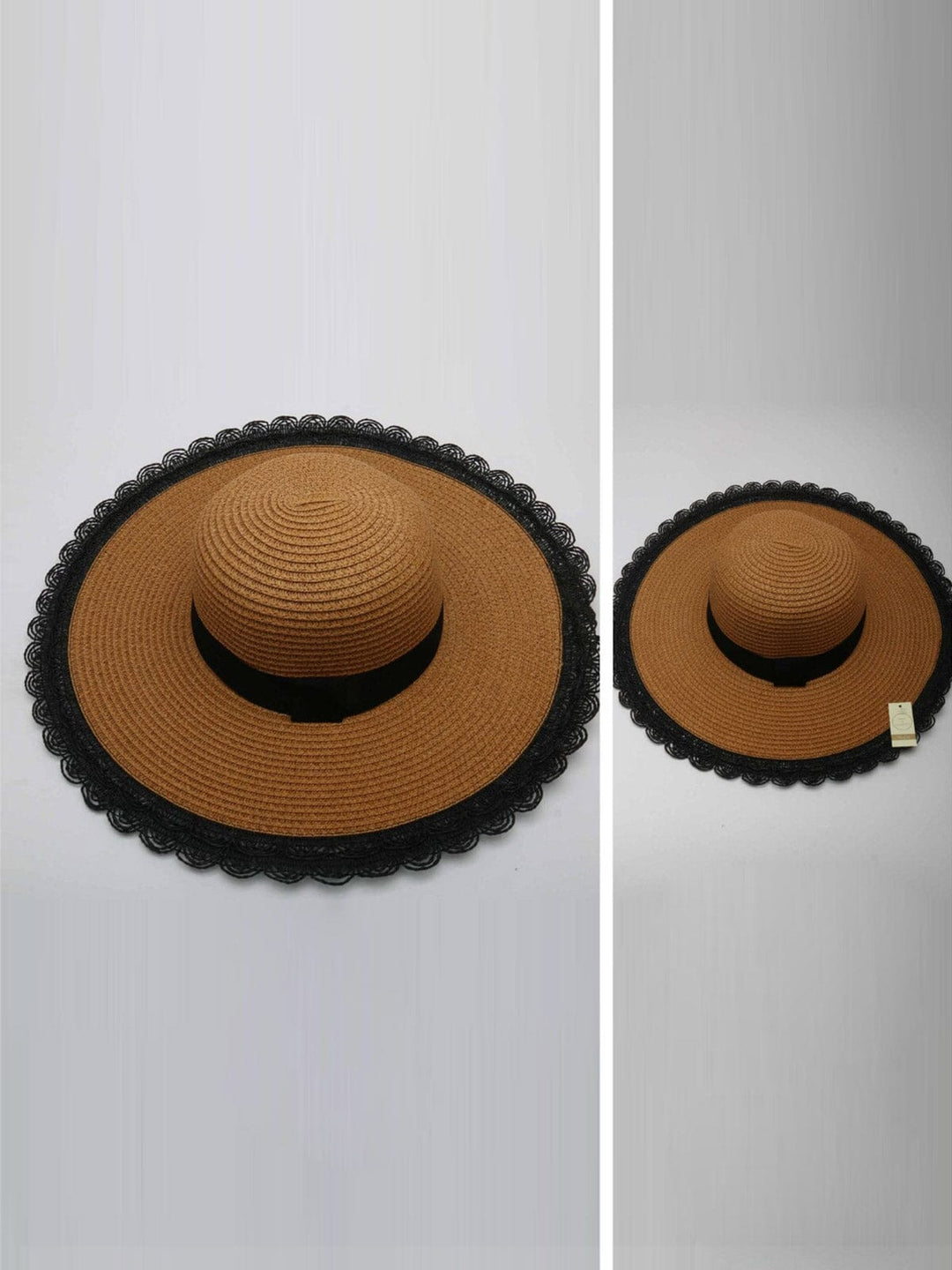 WOMEN'S LACE TRIM SUN HATS