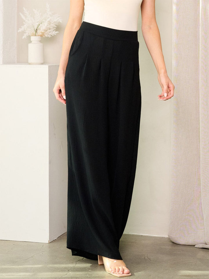 WOMEN'S WIDE LEG POCKETS PANTS