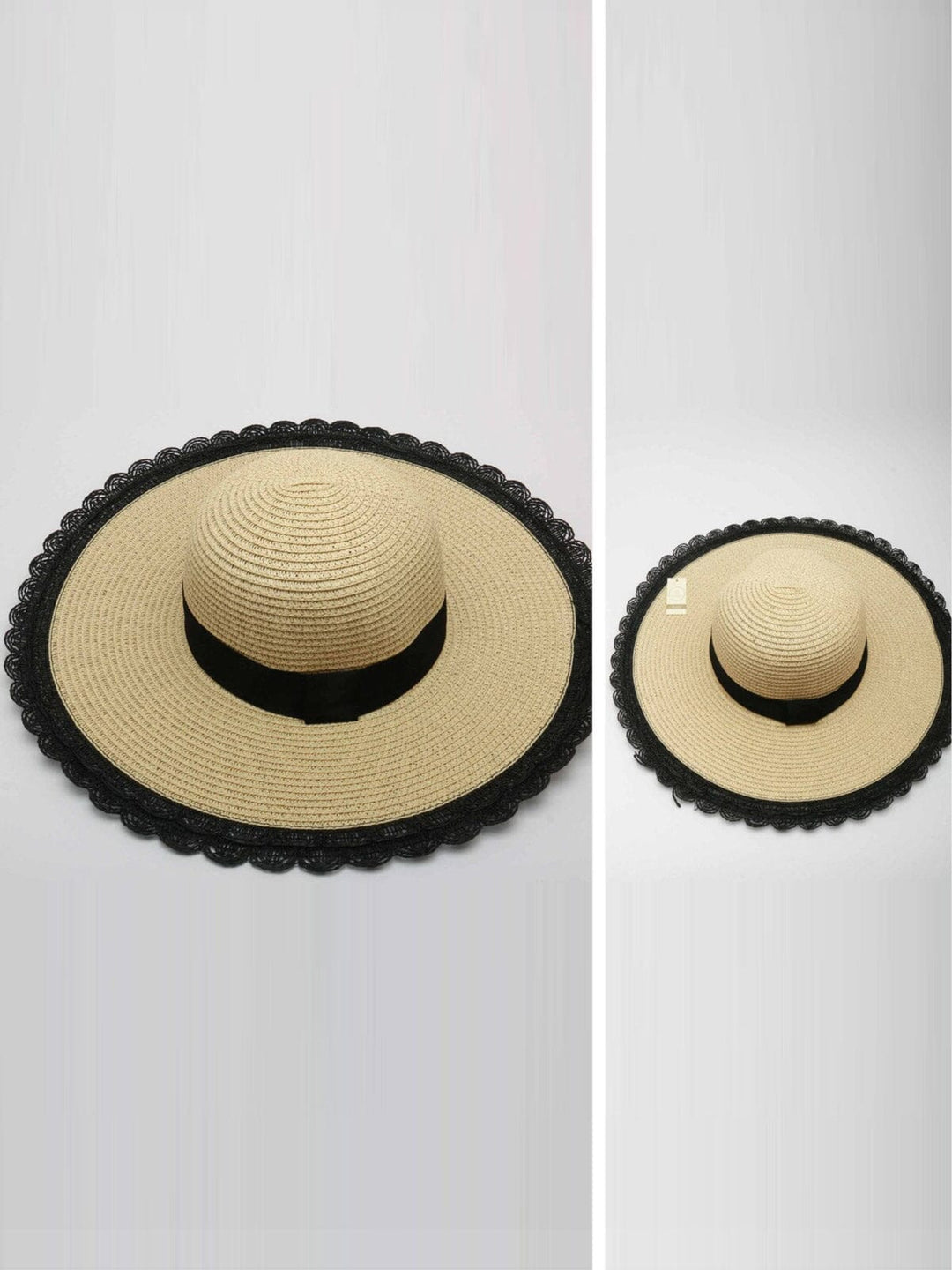 WOMEN'S LACE TRIM SUN HATS