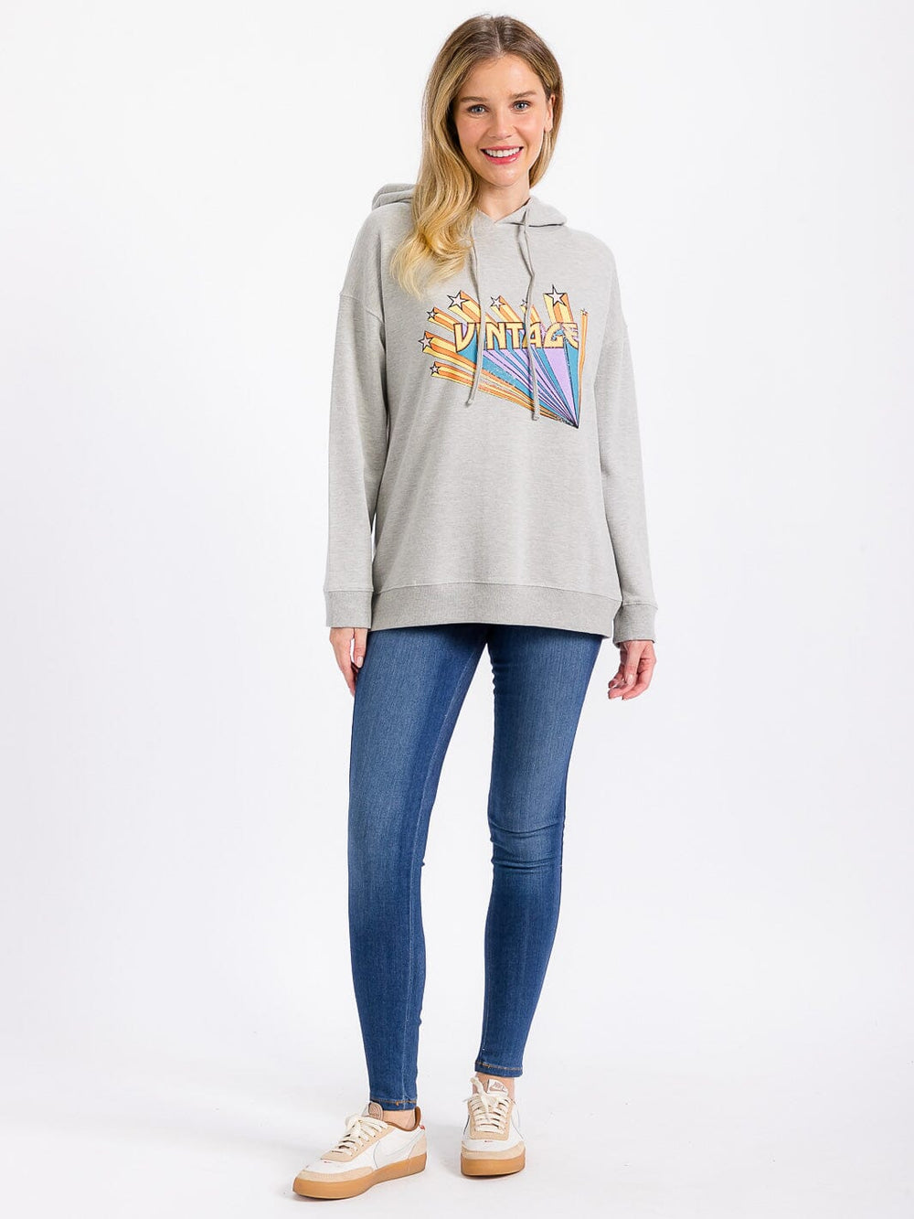 WOMEN'S LONG SLEEVE GRAPHIC PULLOVER HOODIES SWEATER