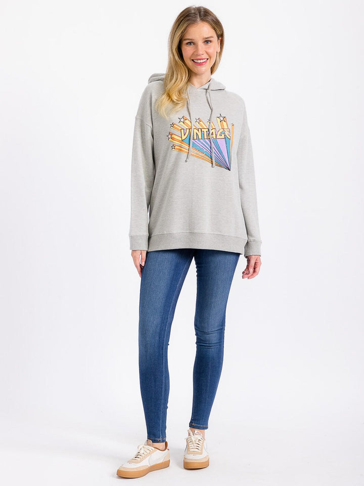 WOMEN'S LONG SLEEVE GRAPHIC PULLOVER HOODIES SWEATER