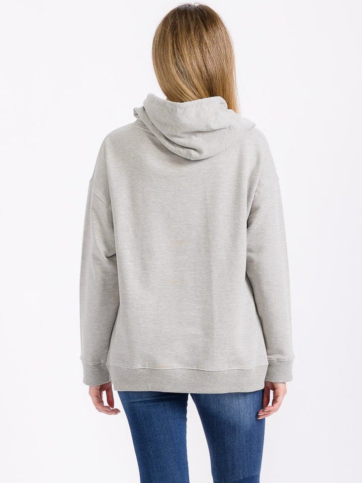 WOMEN'S LONG SLEEVE GRAPHIC PULLOVER HOODIES SWEATER