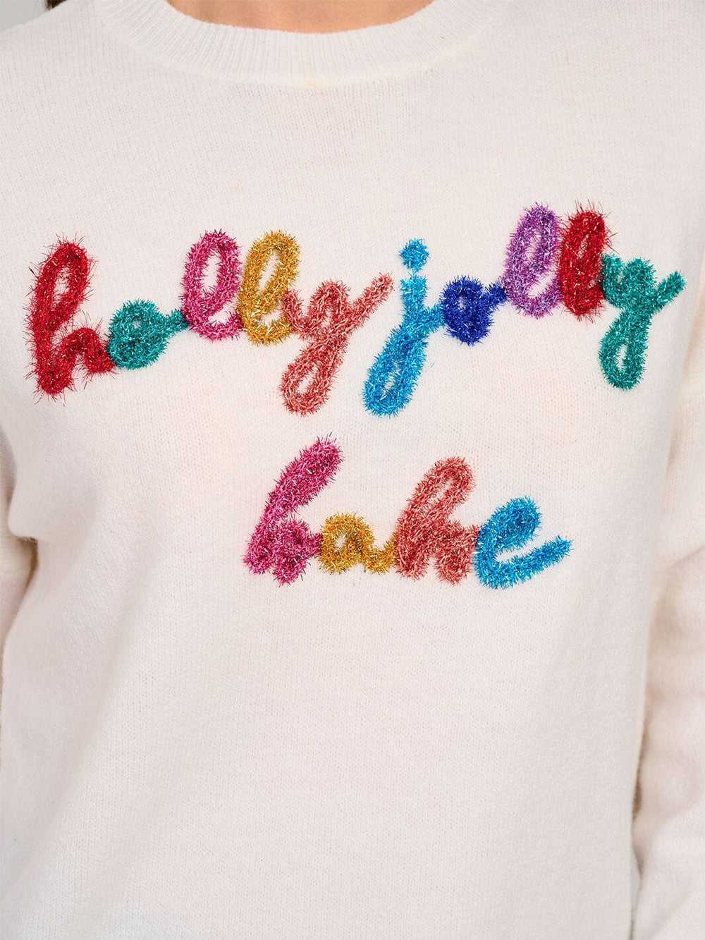 WOMEN'S LONG SLEEVE GRAPHIC PULLOVER SWEATER