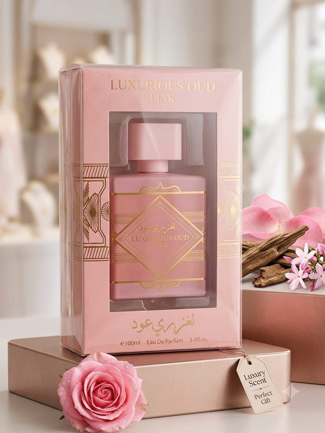 SPRAY PERFUME LUXURIOUS OUD PINK FOR WOMEN