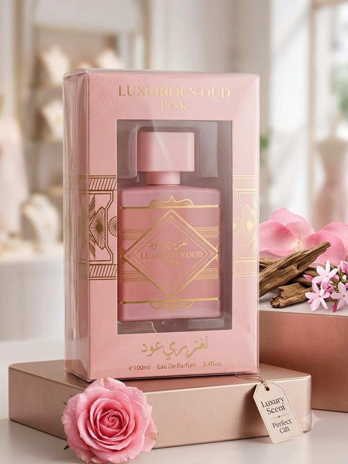 SPRAY PERFUME LUXURIOUS OUD PINK FOR WOMEN