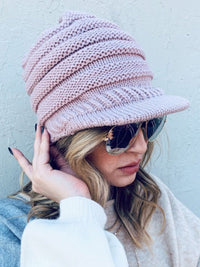 WOMEN'S PONY TAIL BEANIE CAP