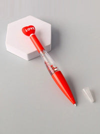 ASSORTED COLORS HEART LOVE PENS