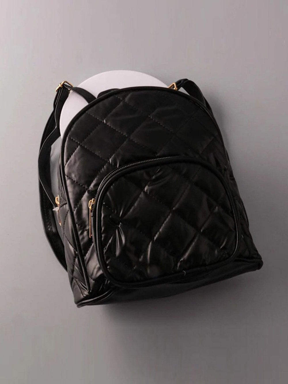 FASHION BLACK & RED SMALL CROSS BACKPACK