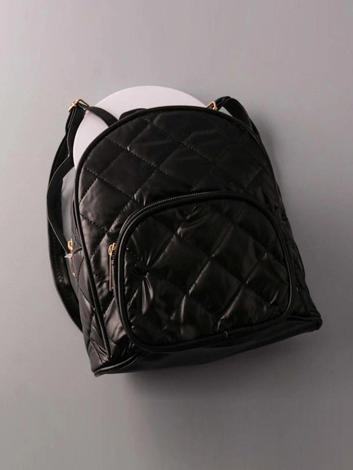 FASHION BLACK & RED SMALL CROSS BACKPACK