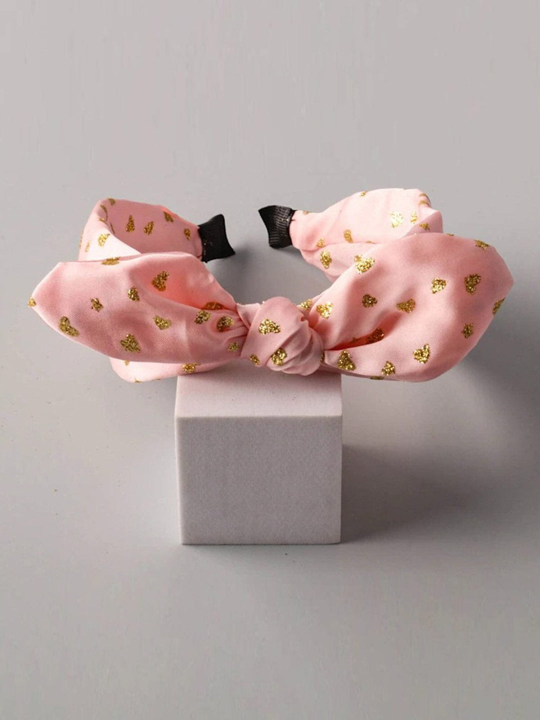 FASHION ASSORTED COLORS HEART PRINT HEADBANDS