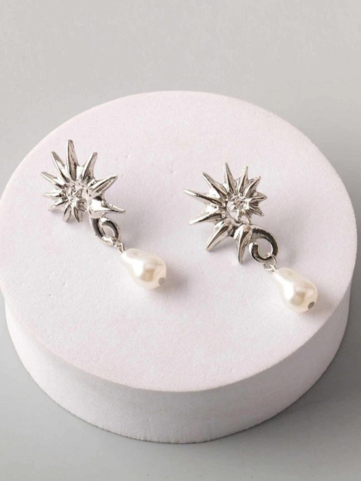 FASHION GOLD & SILVER EARRINGS