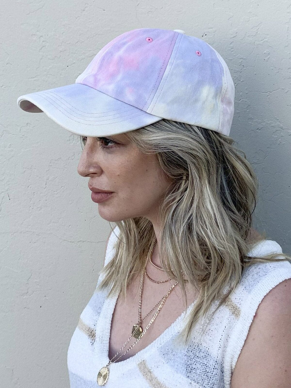 WOMEN'S TIE DYE BASEBALL CAP
