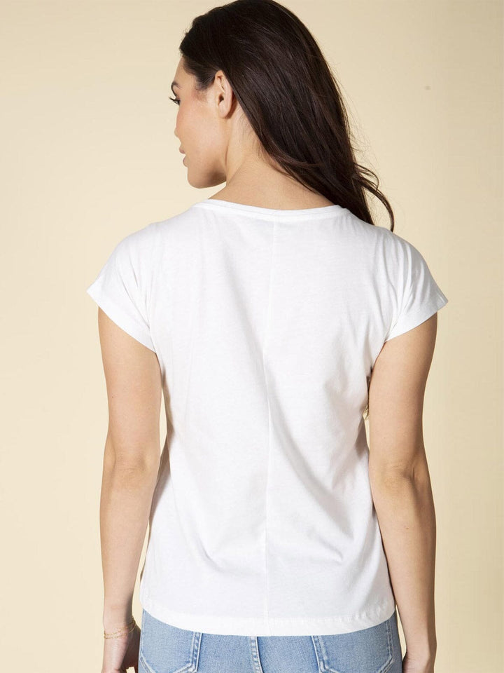 WOMEN'S SHORT SLEEVE GRAPHIC BASIC T-SHIRT