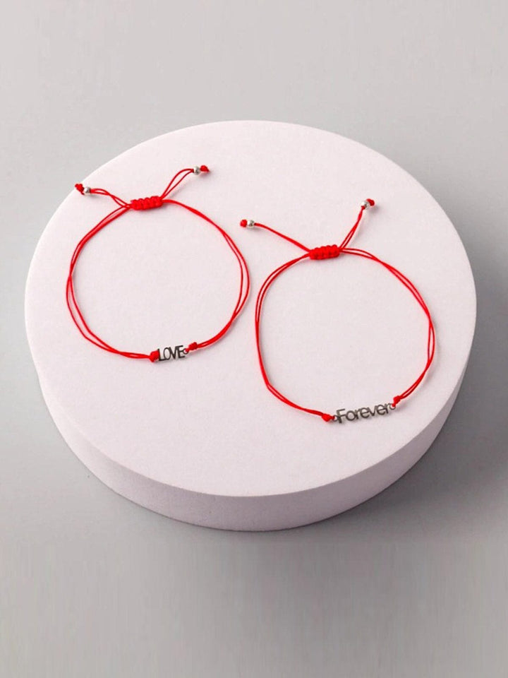 FASHION ASSORTED COLORS LOVE FOREVER BRACELET