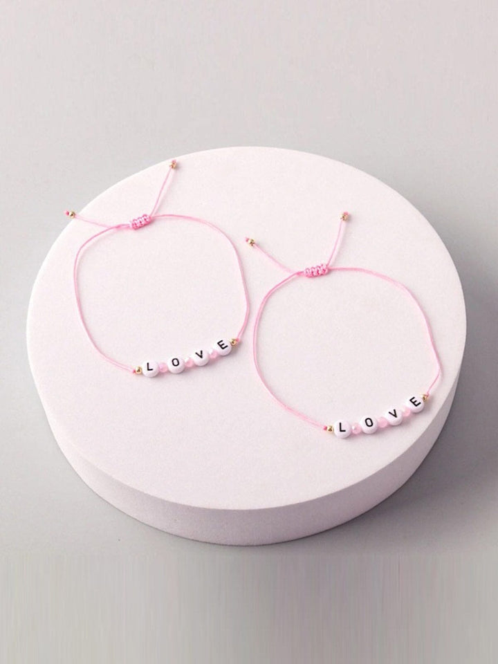 FASHION ASSORTED COLORS LOVE BRACELET