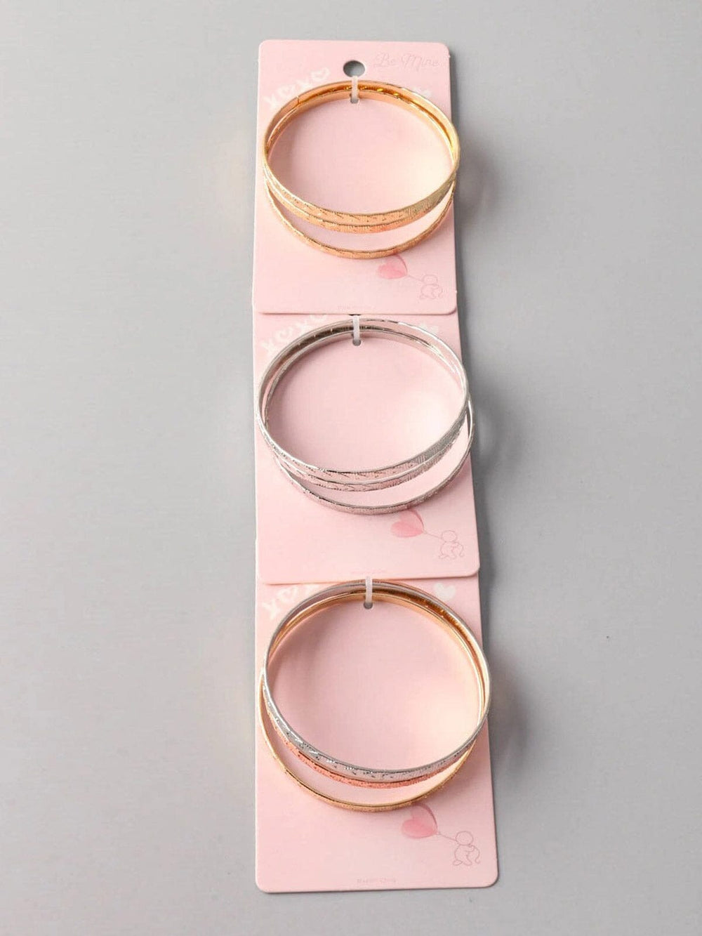 FASHION ASSORTED COLORS 3 PCS SET BRACELET