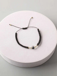 FASHION ASSORTED COLORS EVIL EYE PENDANT BRACELET
