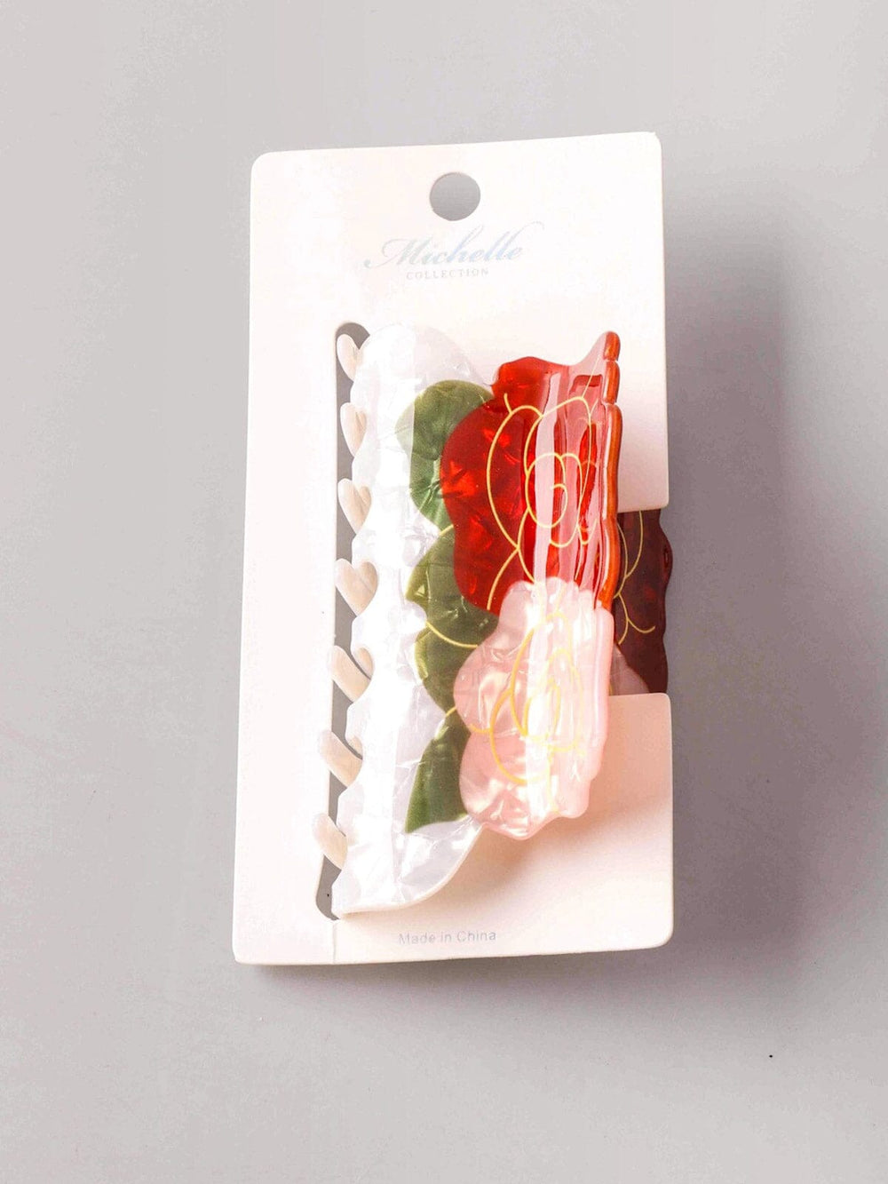 FASHION FLOWER HAIR CLAW CLIPS