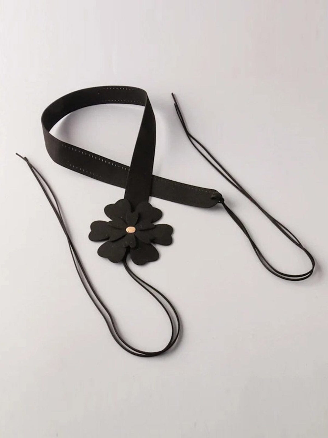 FASHION FLOWER BUCKLE WAIST BELT