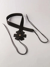 FASHION FLOWER BUCKLE WAIST BELT