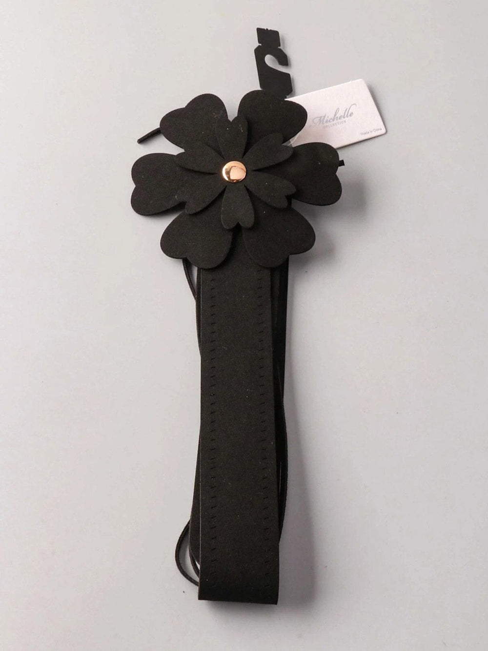 FASHION FLOWER BUCKLE WAIST BELT