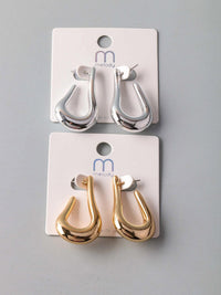 FASHION GOLD & SILVER EARRINGS