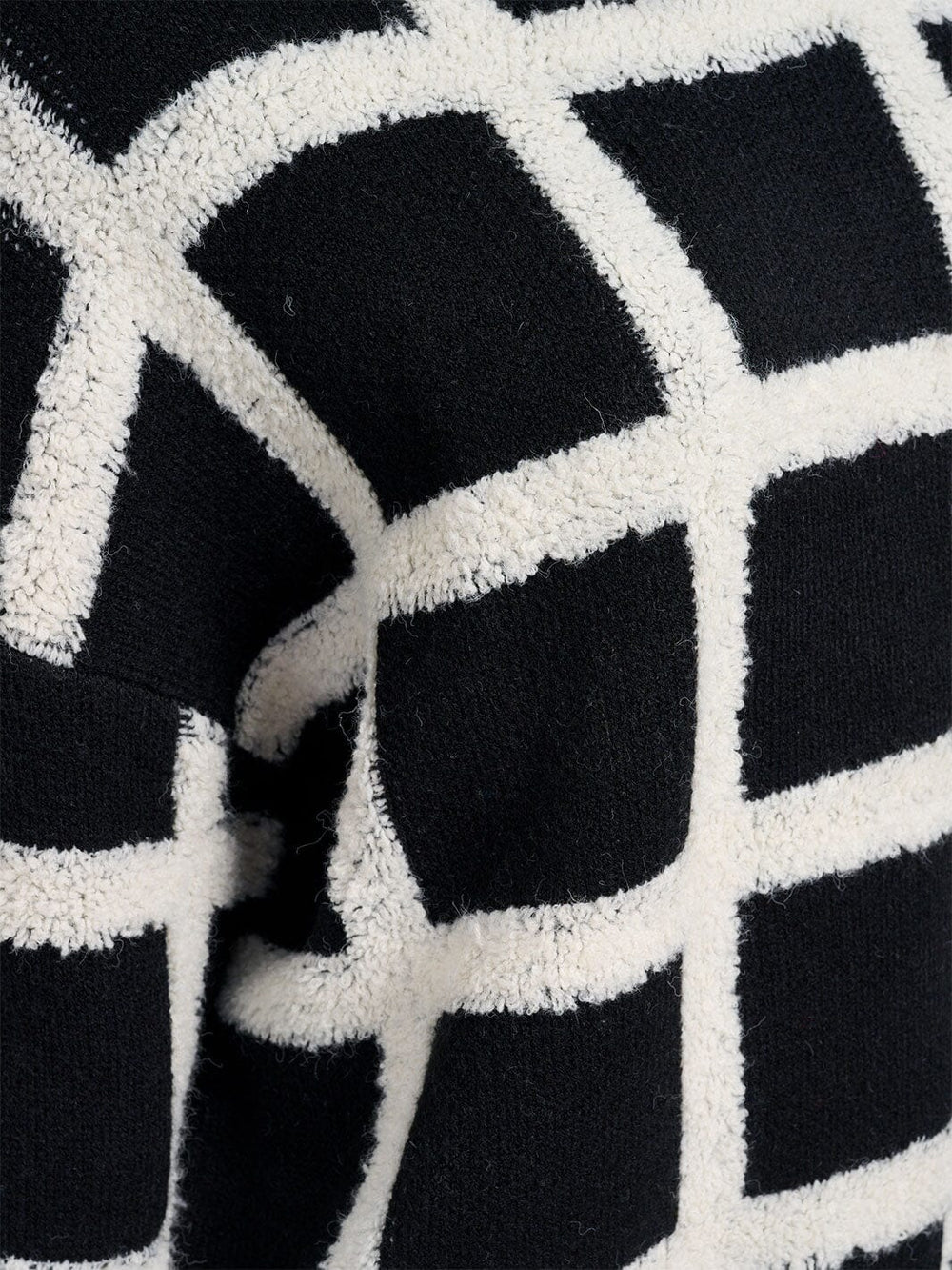 WOMEN'S LONG SLEEVE COLORBLOCK PULLOVER SWEATER