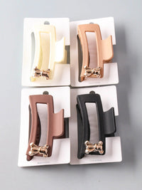 FASHION ASSORTED COLORS TEDDY BEAR HAIR CLAW CLIPS