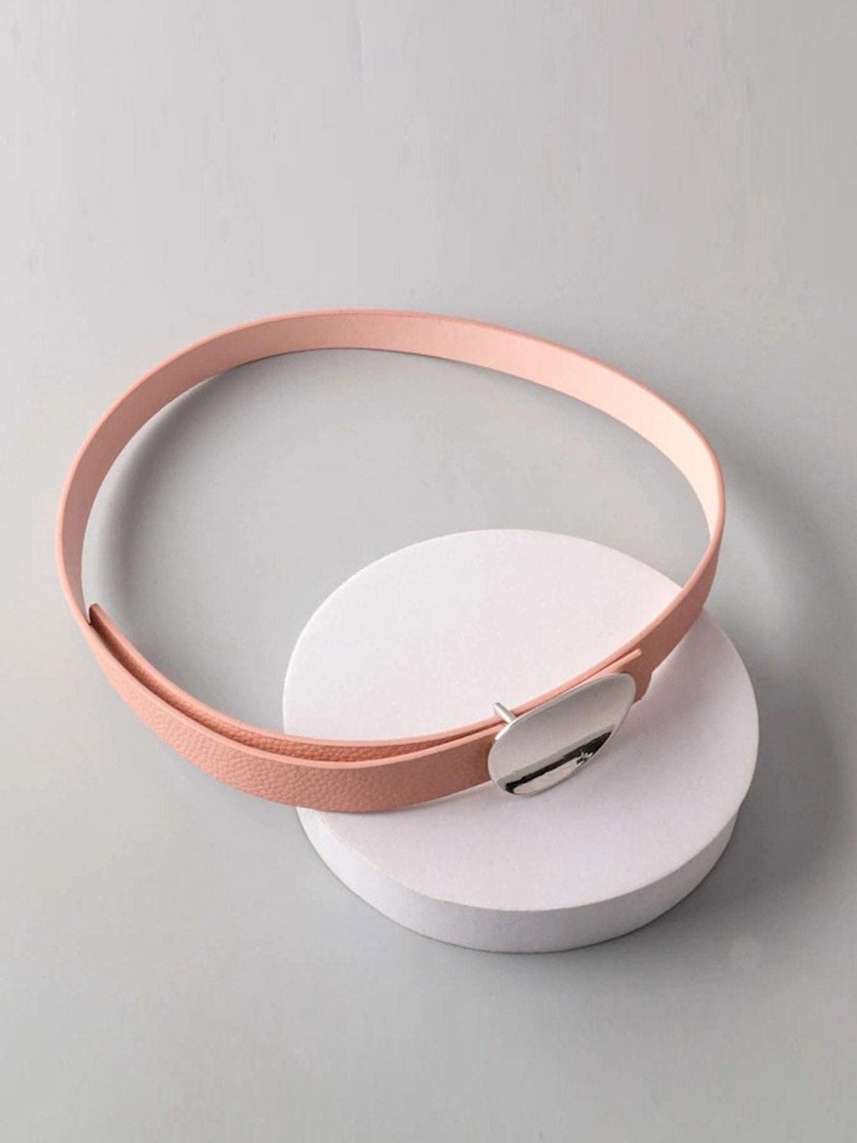 FASHION OVAL BUCKLE WAIST BELT