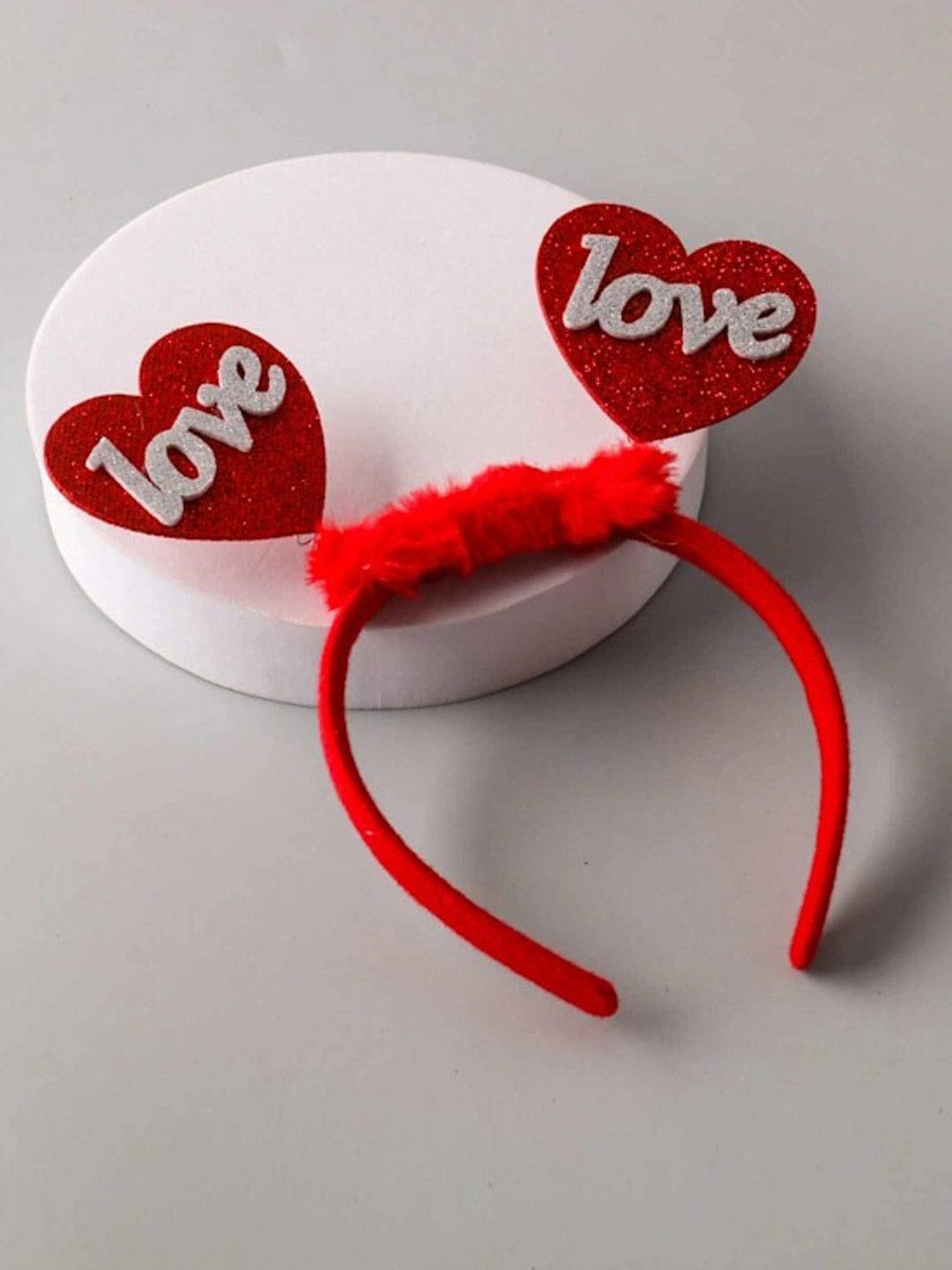 FASHION RED LOVE HEART HEADBAND