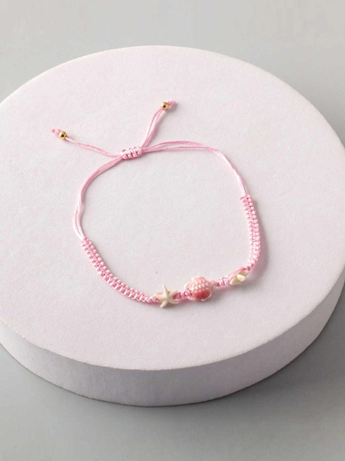 FASHION ASSORTED COLORS SEA TURTLES CHARMS ANKLET