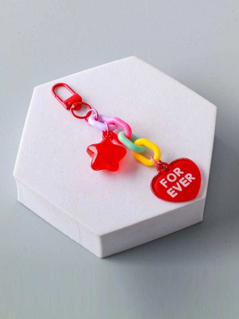 FASHION FOR EVER MULTI PENDANT KEYCHAIN