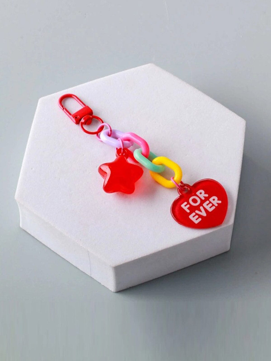 FASHION FOR EVER MULTI PENDANT KEYCHAIN