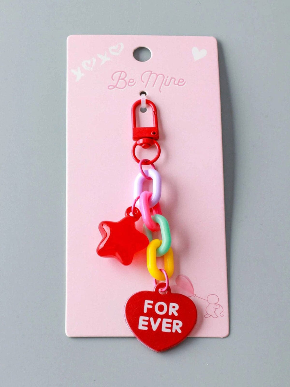 FASHION FOR EVER MULTI PENDANT KEYCHAIN